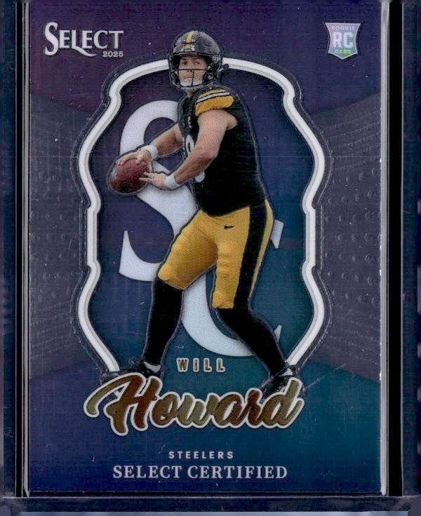 2025 Panini Select #15 Will Howard Select Certified Rookies