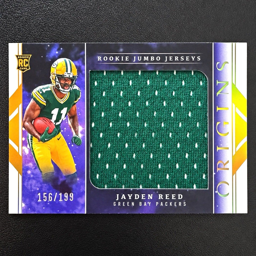 Panini 2023 Origins Jayden Reed RC MEM Rookie Jumbo Jerseys #RJJ-JR /199