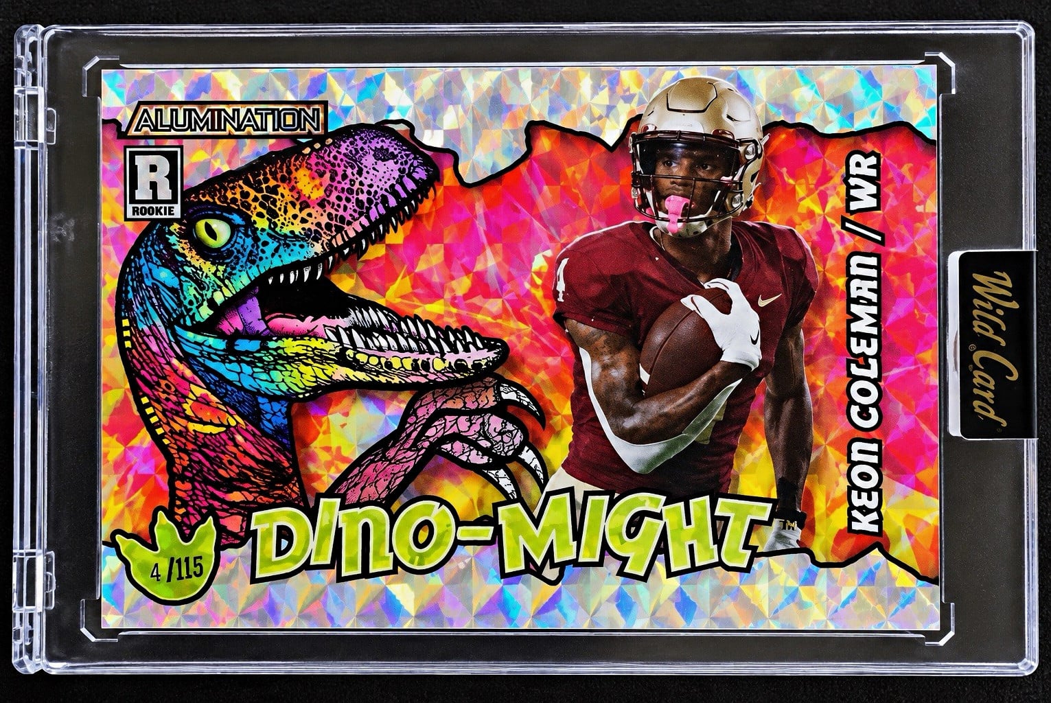 Wild Card 2023 Alumination Dino-Might Keon Coleman Rookie #AD-KC /15
