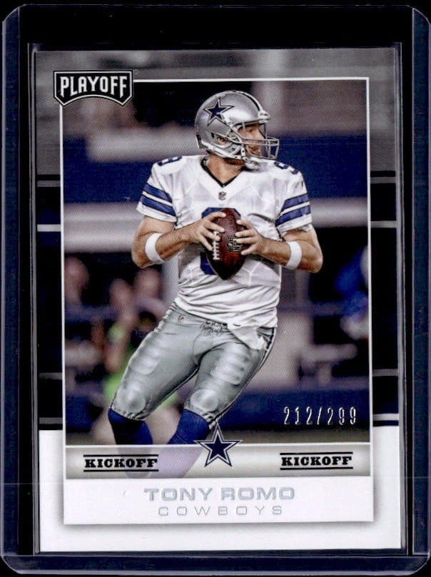 2017 Panini Playoff #123 Tony Romo 1st Down #/299