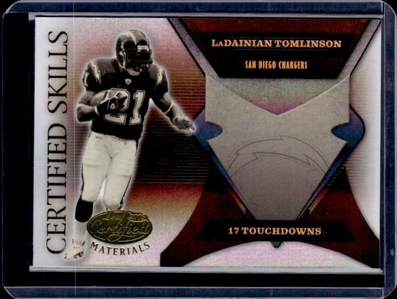 LaDainian Tomlinson Certified Skills #/500 - 2005 Leaf Certified #CS-21