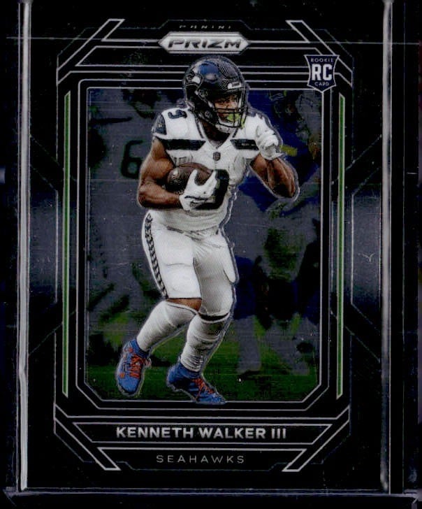 2022 Panini Chronicles #PB-19 Kenneth Walker III Prizm Black
