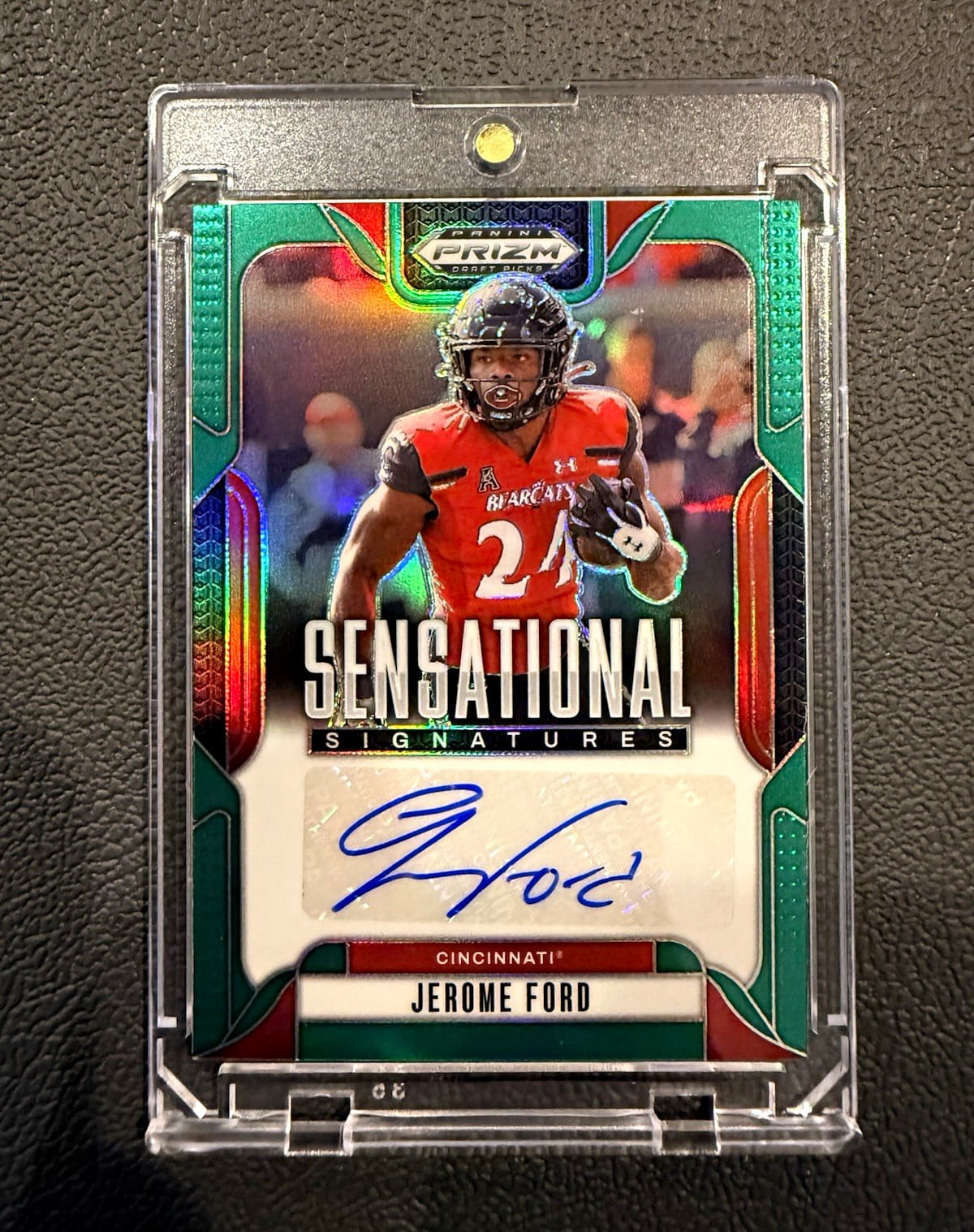 Jerome Ford Autograph Panini 2025 Prizm Sensational Signatures SS-JRF