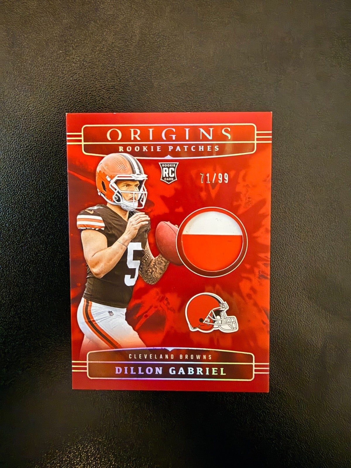 2025 Panini Origins - Rookie Dillon Gabriel #RPH-DGL Red /99