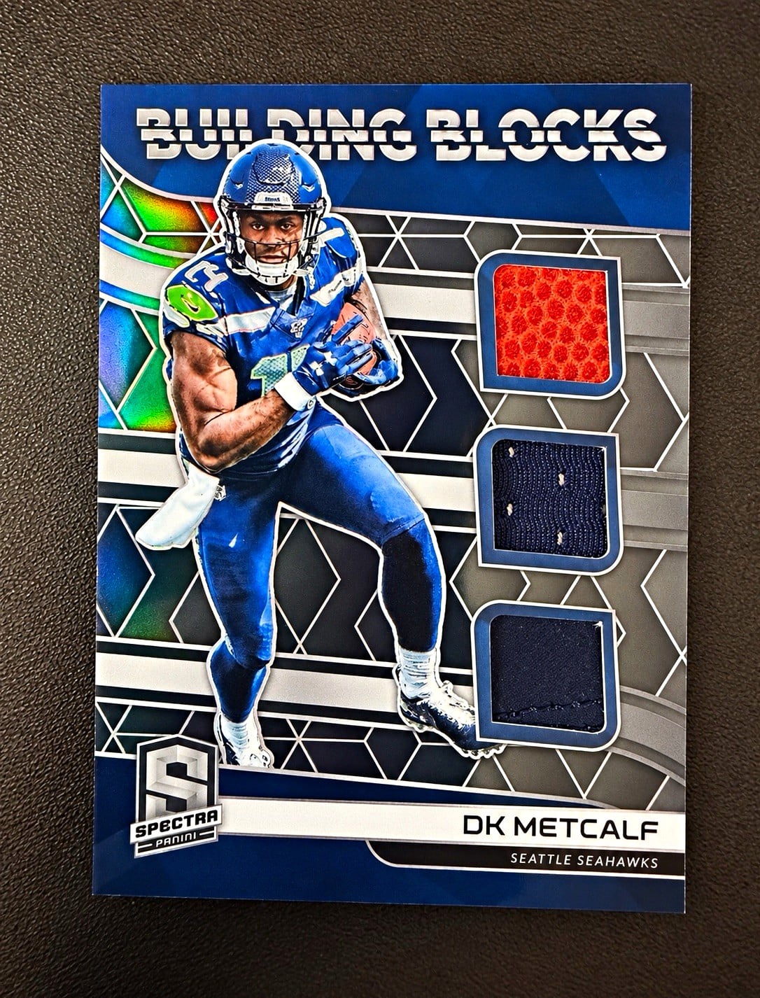 DK Metcalf RC 2019 Panini #/99🔥 Spectra Building Blocks Seahawks