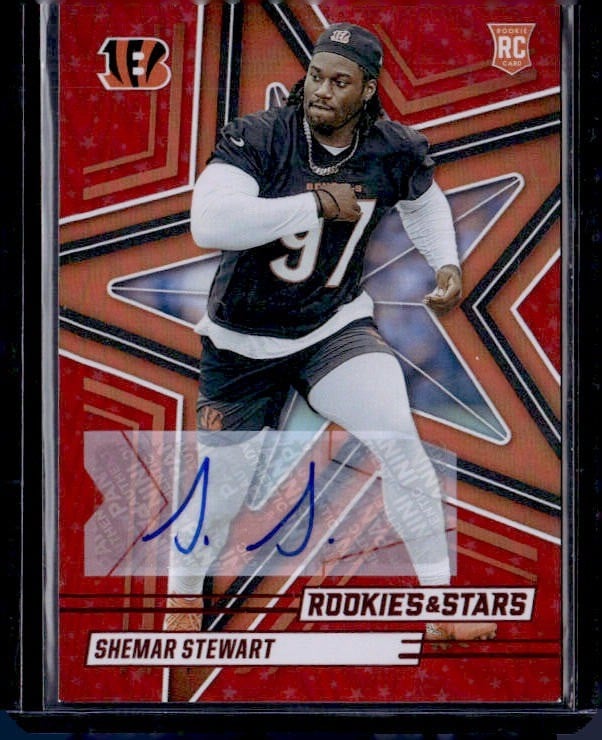 Shemar Stewart Red Autograph - 2025 Panini Rookies & Stars #179