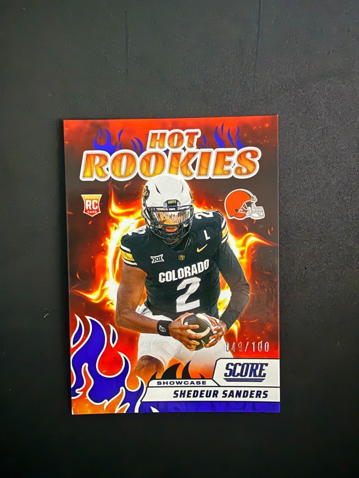 2025 Score - Hot Rookies Shedeur Sanders #/100 (RC)