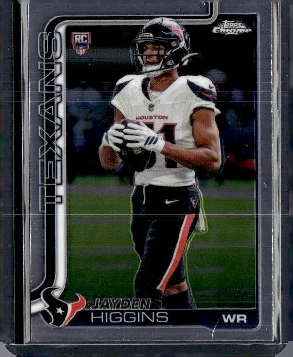 Jayden Higgins Rookie 2025 Topps Chrome #343