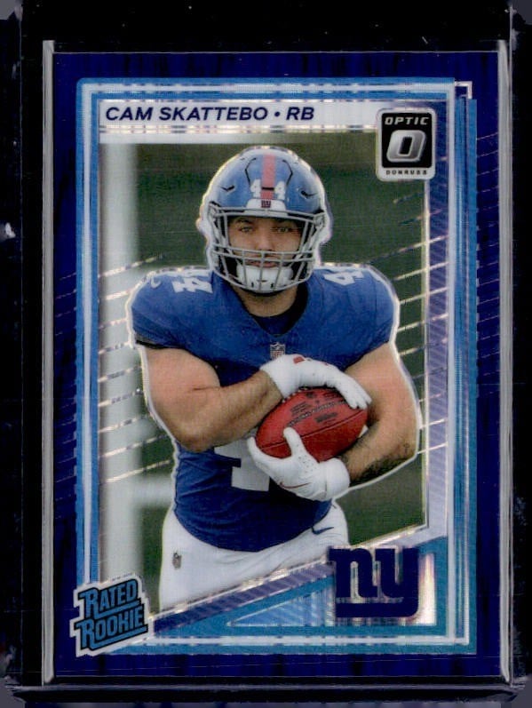 2025 Donruss Optic #228 Cam Skattebo Blue Scope