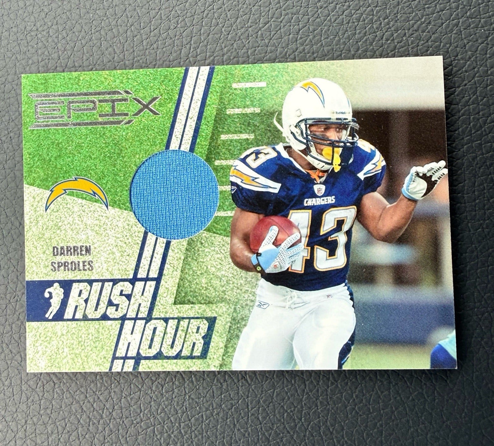 Darren Sproles Game-worn Patch  #/150 2010 Panini Epix - Rush Hour