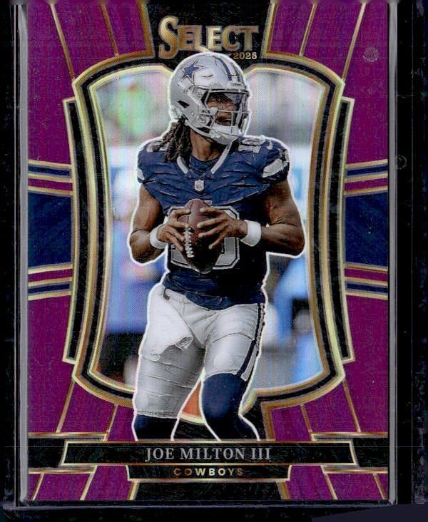 Joe Milton III Purple #/75 - 2025 Panini Select #196