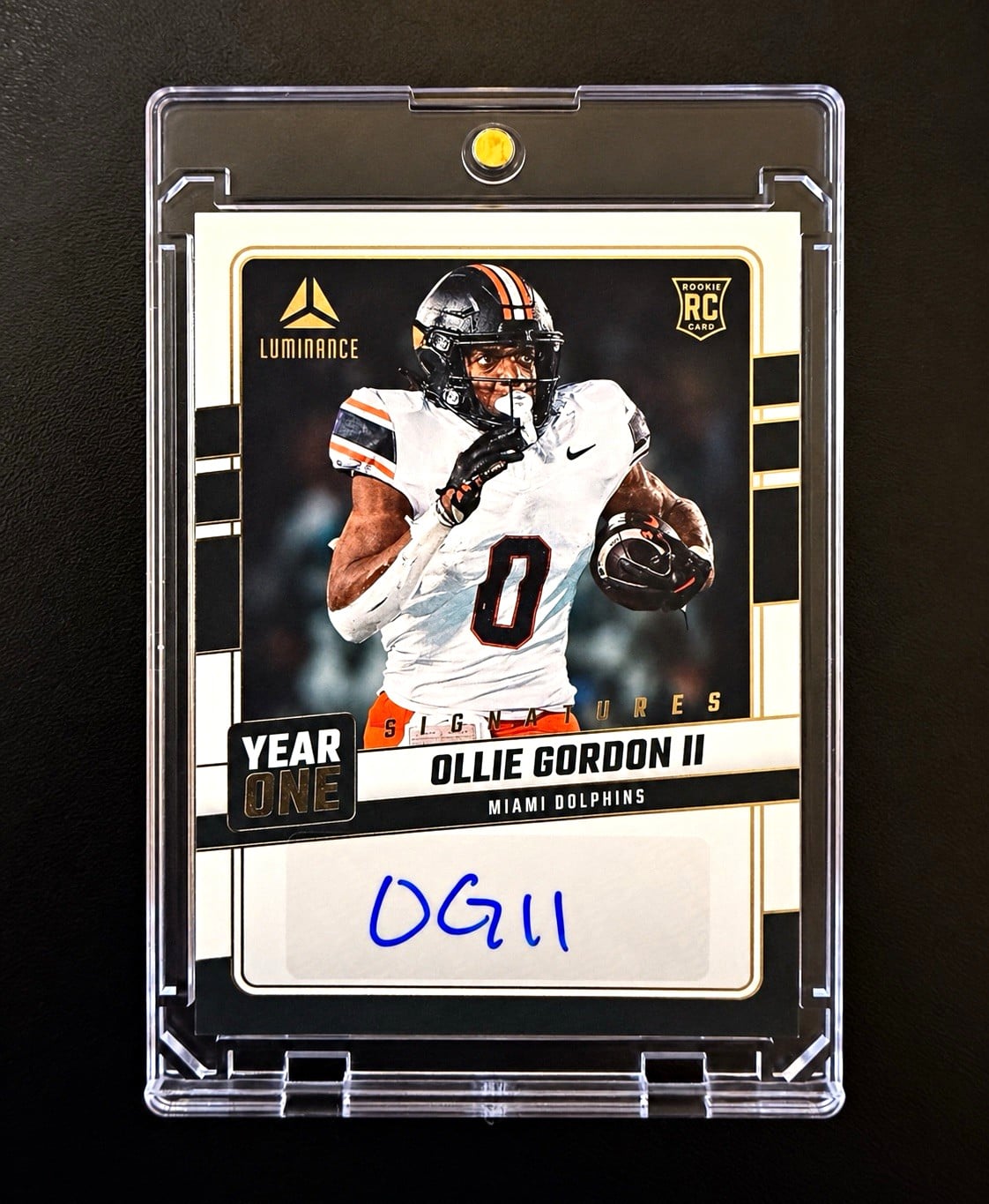 Ollie Gordon II RC Auto Year One Signatures Panini 2025 Luminance #YOS-OGN