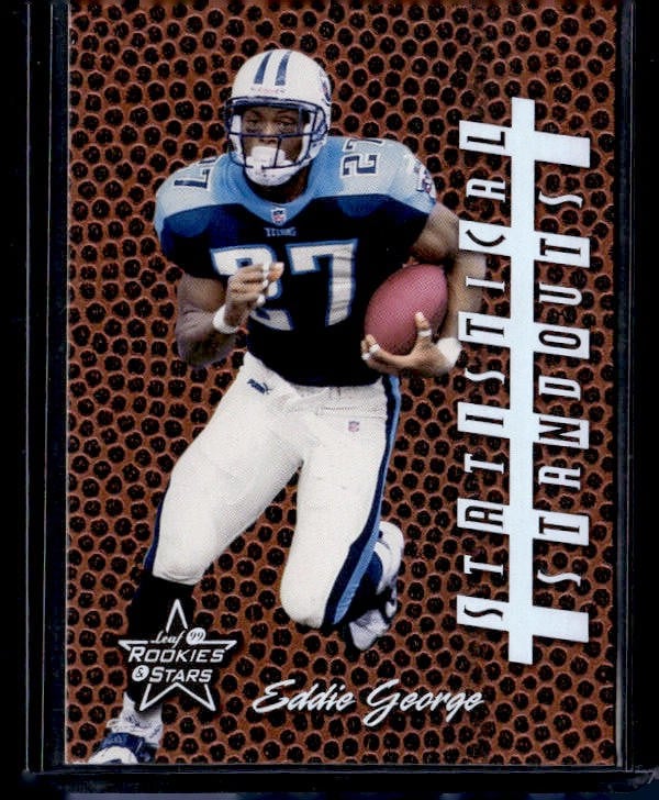 1999 Leaf Rookies & Stars #SS-12 Eddie George Statistical Standouts #/1250