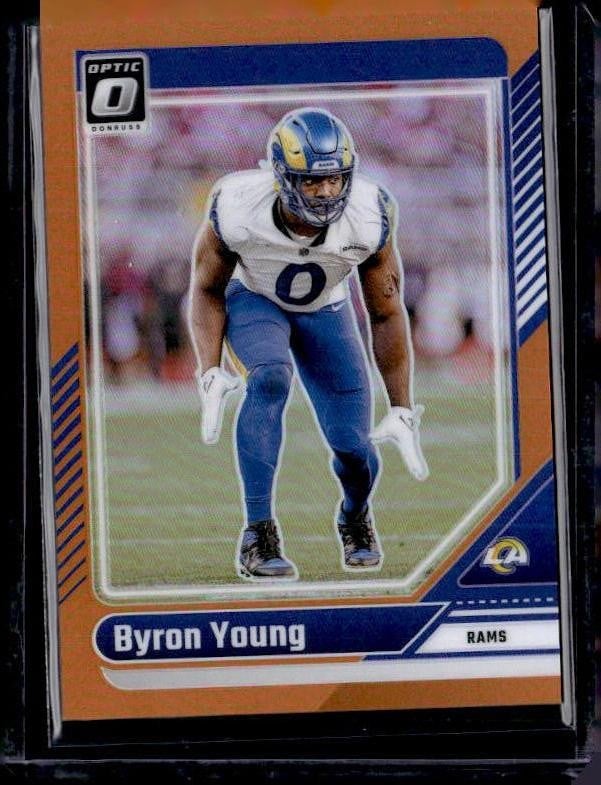 2024 Donruss Optic #119 Byron Young (LB) Orange #/249