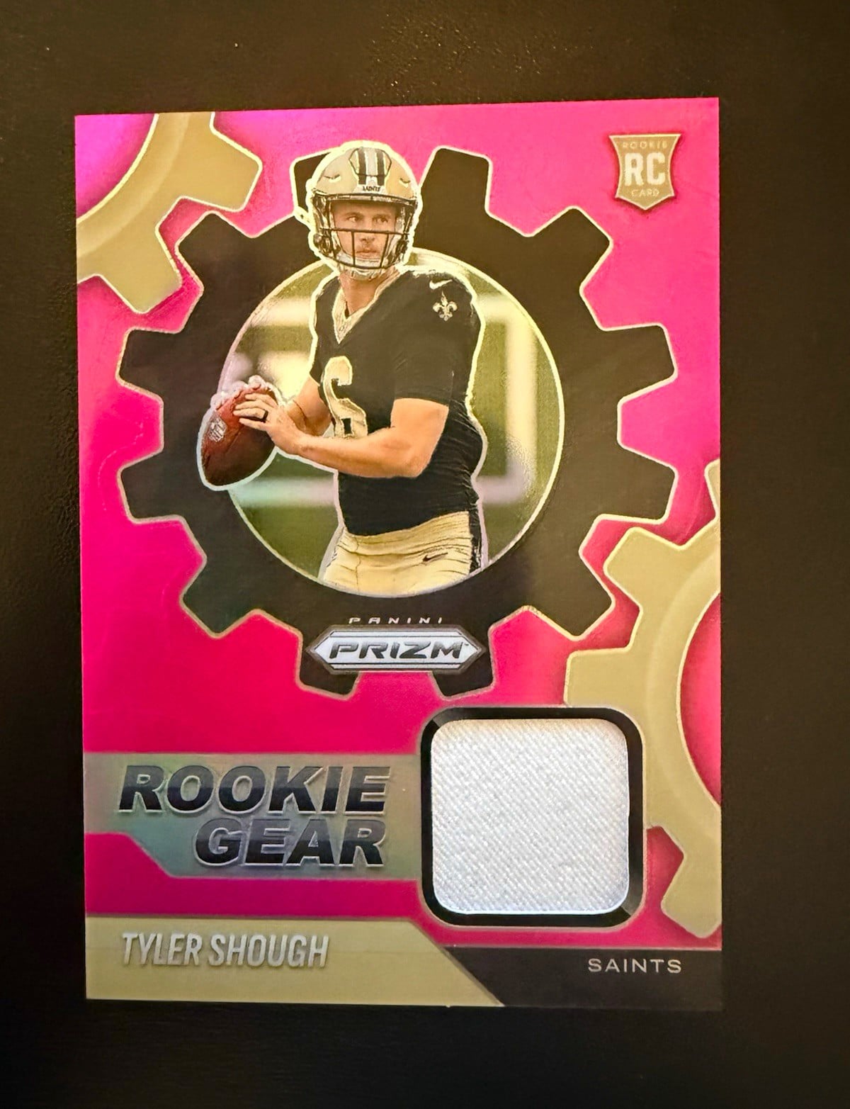 Panini 2025 Prizm Rookie Gear Tyler Shough Memorabilia Rookie #RGR-TSH