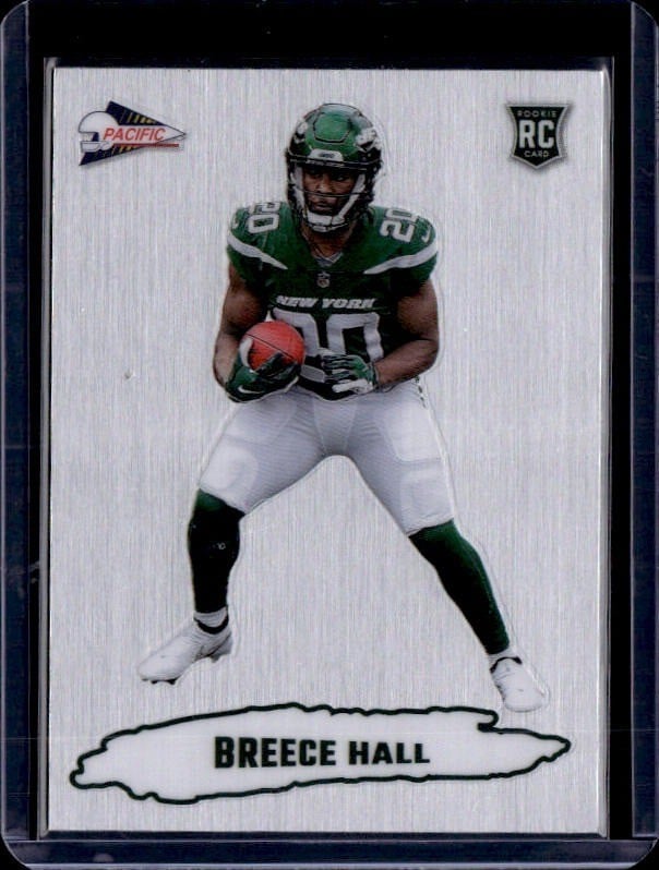 2022 Zenith #PAC-19 Breece Hall 1992 Pacific Silver Holo