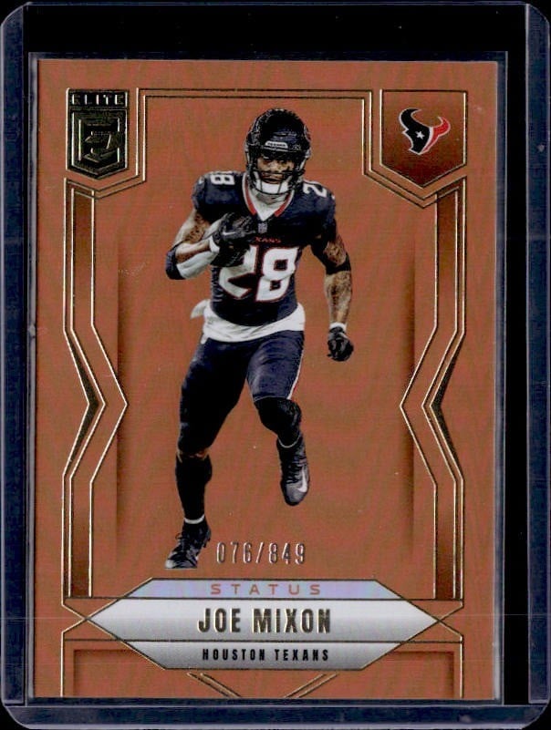 2025 Donruss Elite #67 Joe Mixon Bronze #/849