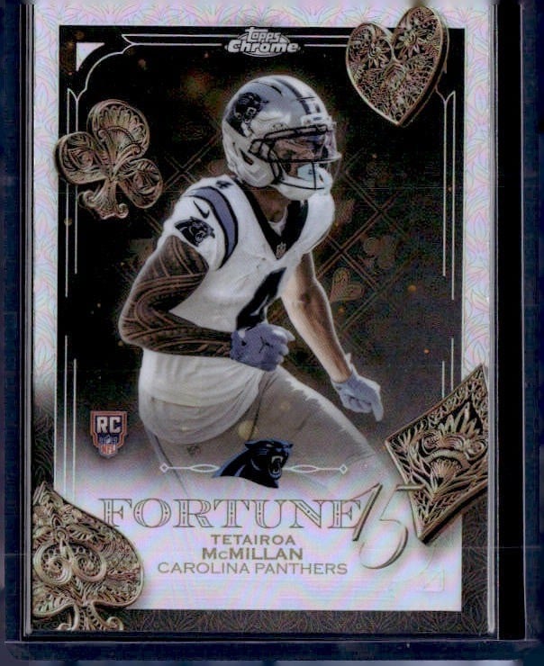 2025 Topps Chrome #F15-19 Tetairoa McMillan Fortune 15 Refractor