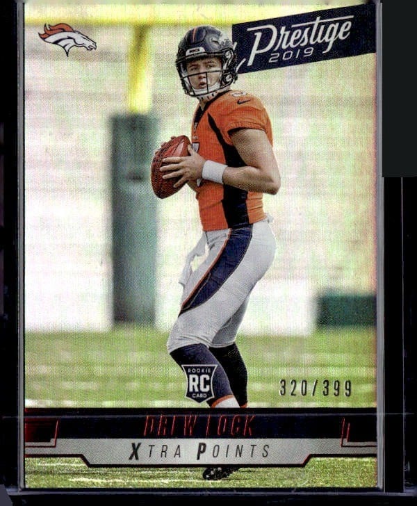 Drew Lock Rookie Xtra Points #/399 2019 Panini Prestige #202