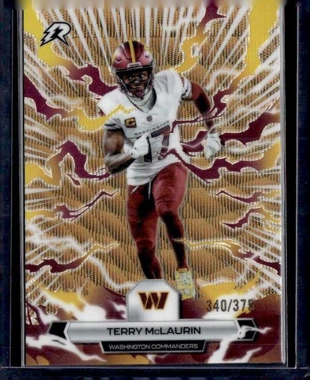 2025 Topps Resurgence #100 Terry McLaurin Bronze Surge Refractor #/375