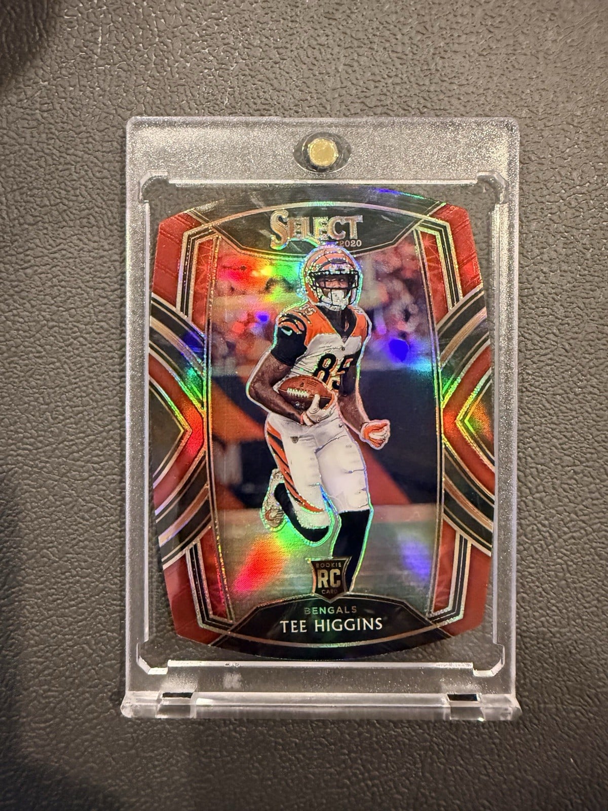 2020 Panini Select - Club Level Tee Higgins #260 Maroon Prizm Die-Cut (RC)