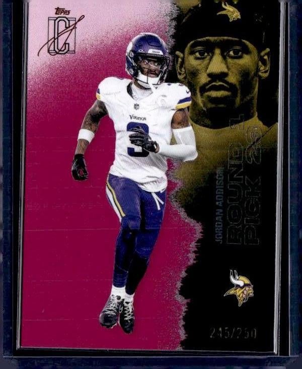 2025 Topps Signature Class #87 Jordan Addison Magenta #/250