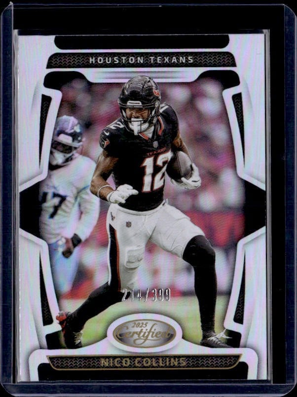 2025 Panini Certified #40 Nico Collins Mirror #/399