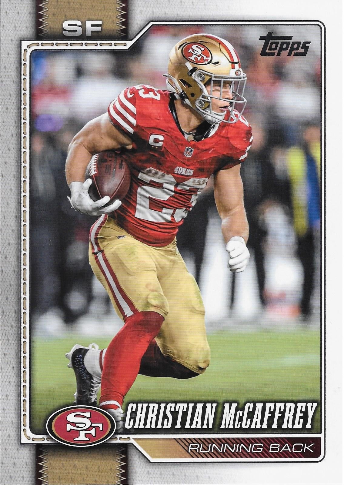 Oversized 5x7 2026 Topps Flagship #CEOC-9 Christian McCaffrey