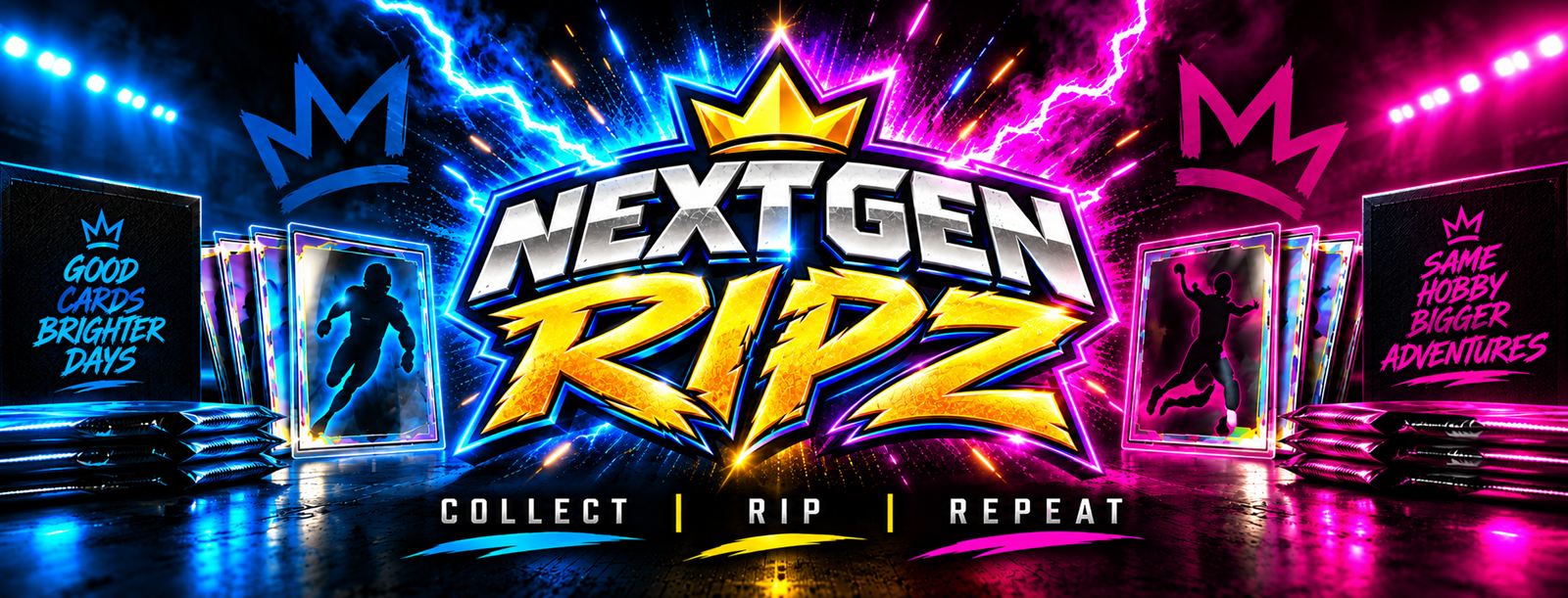 Next Gen Ripz banner. Collect. Rip. Repeat.